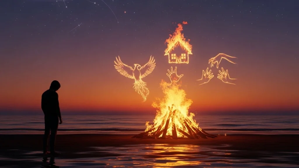 dream a meaning fire