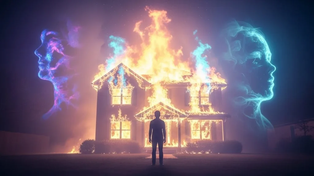 house on fire dream meaning