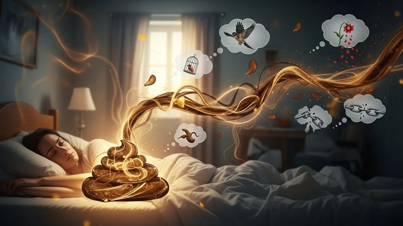 pooping in dream meaning