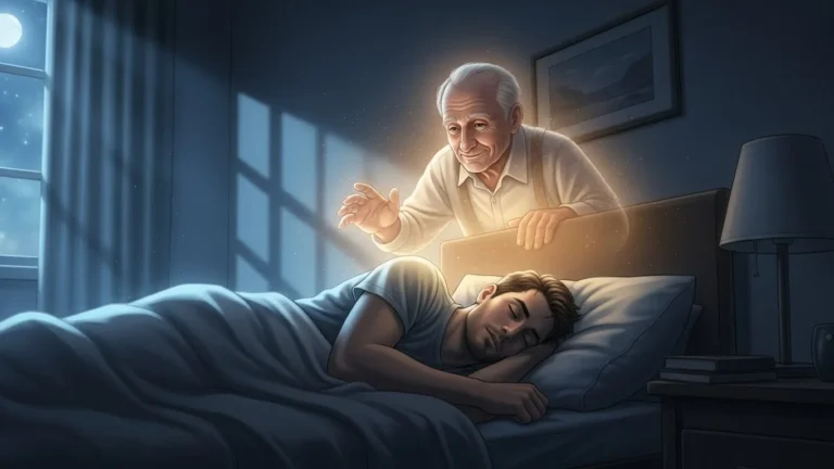 seeing dead grandfather alive in dream meaning