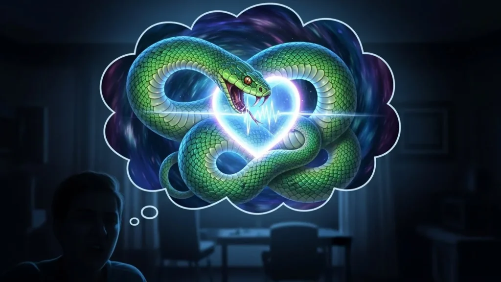 snake biting in dream meaning