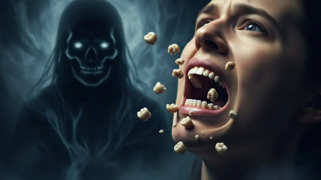 teeth falling out dream meaning death