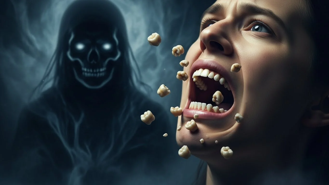 teeth falling out dream meaning death