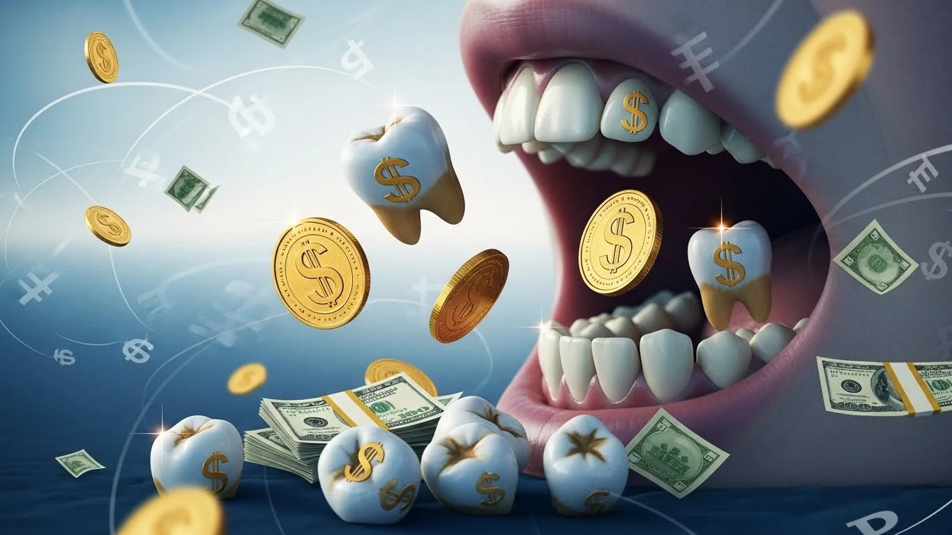 teeth falling out dream meaning money
