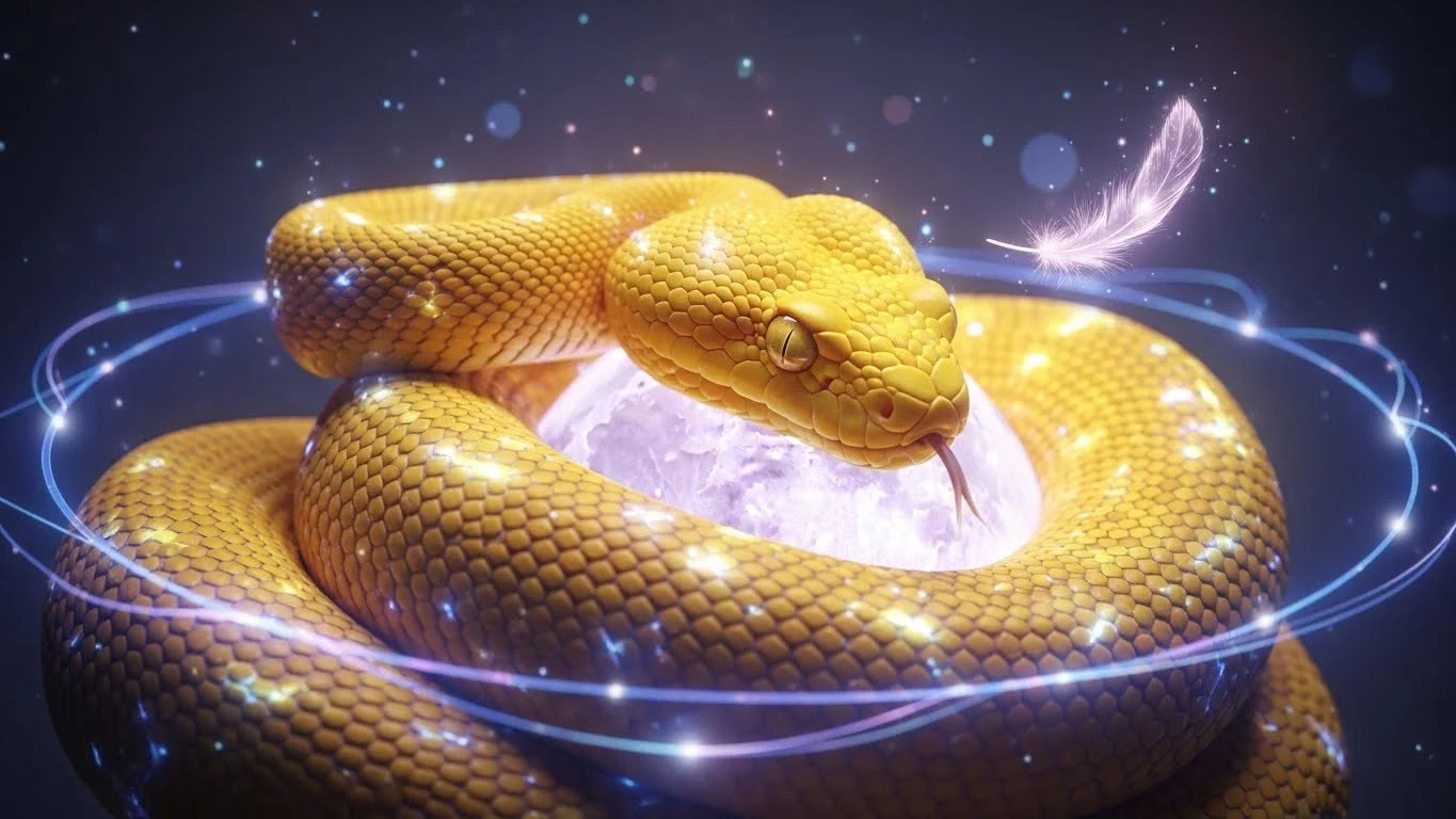 yellow snake dream meaning