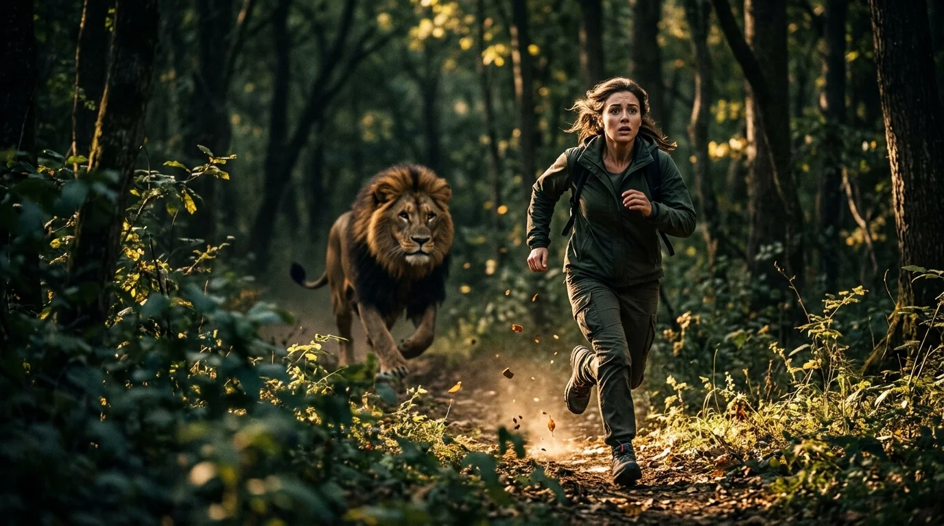 Escaping from lion in dream Meaning Islam