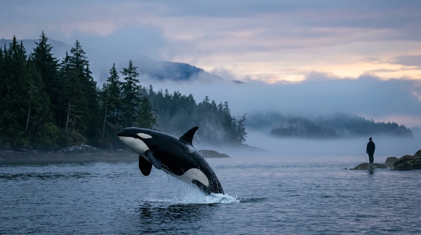 Peaceful Versus Aggressive Whale