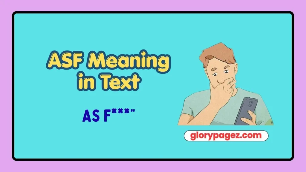 ASF Meaning in Text