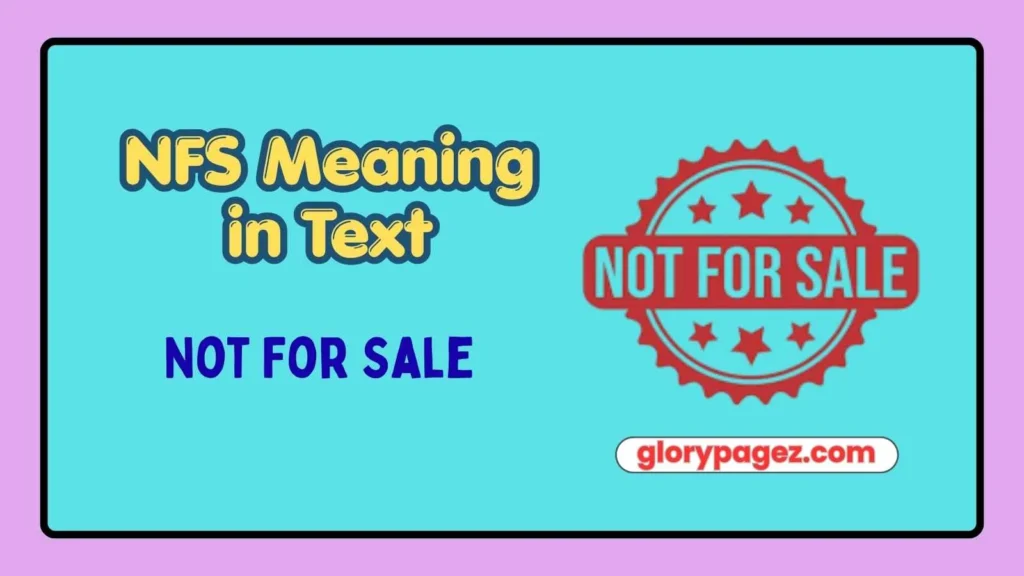 NFS Meaning in Text