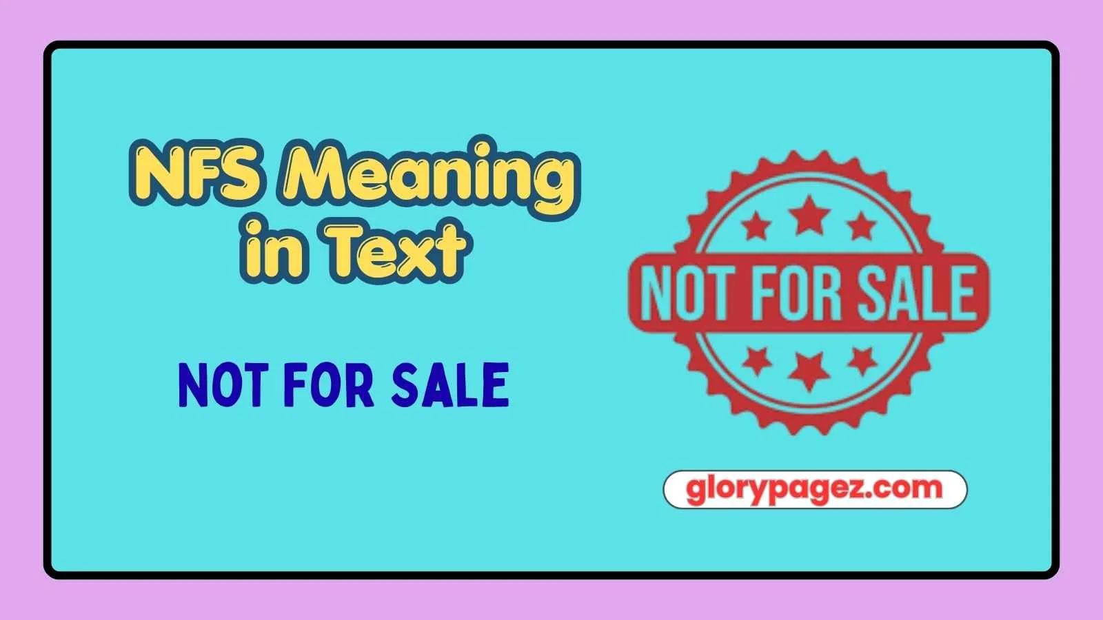 NFS Meaning in Text