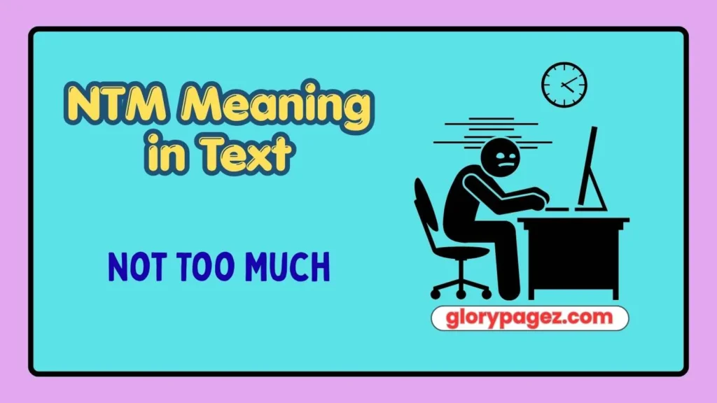 NTM Meaning in Text