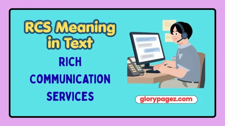 RCS Meaning in Text