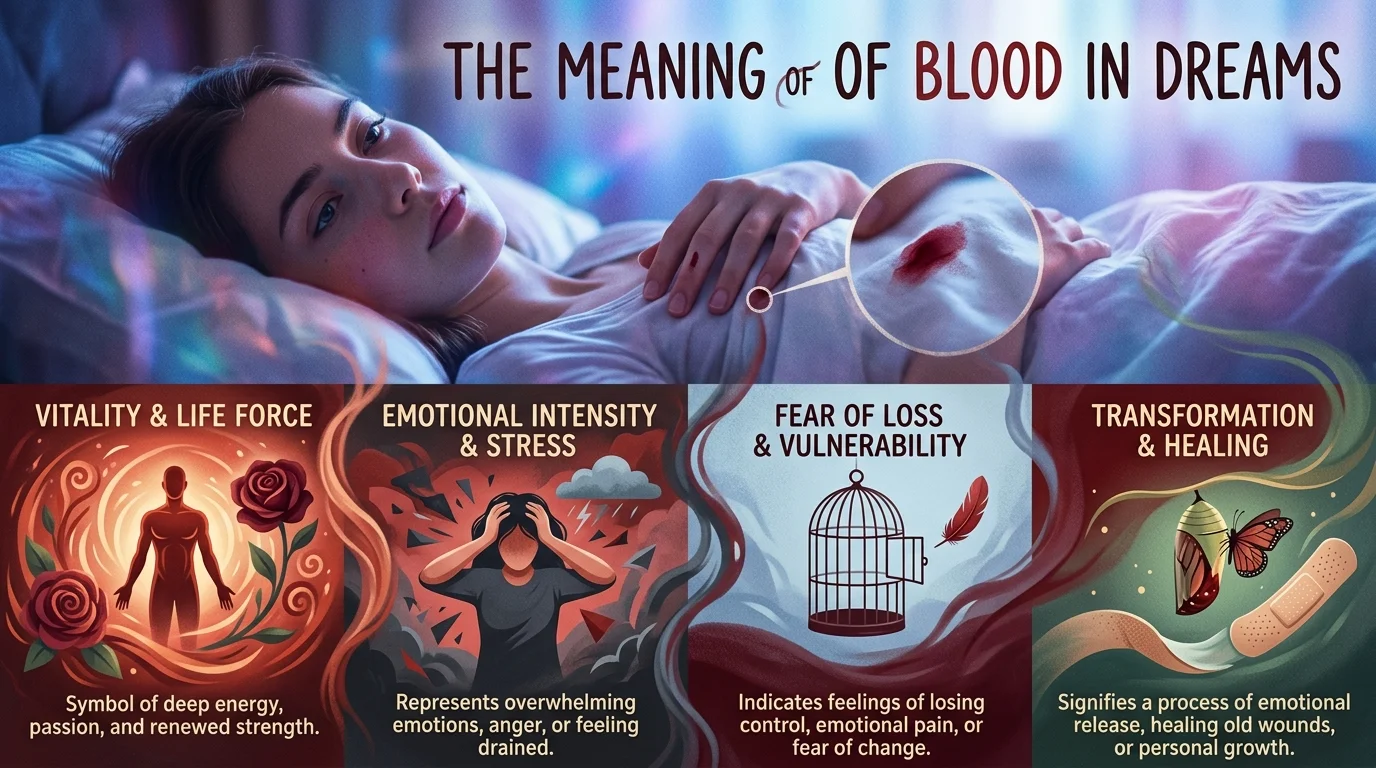 seeing blood in dream meaning