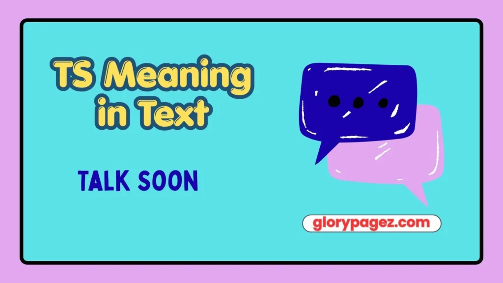 TS Meaning in Text