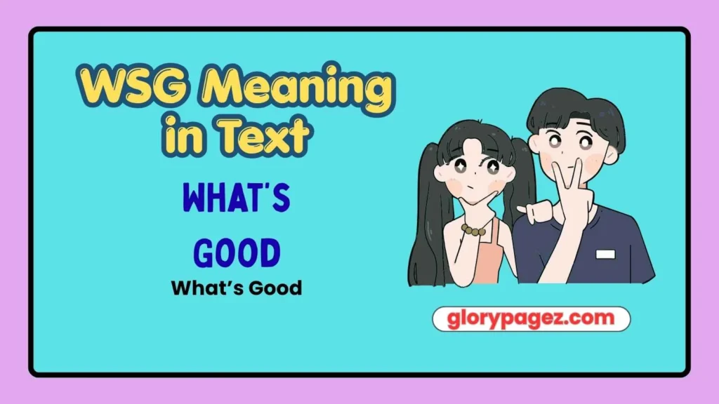 WSG Meaning in Text
