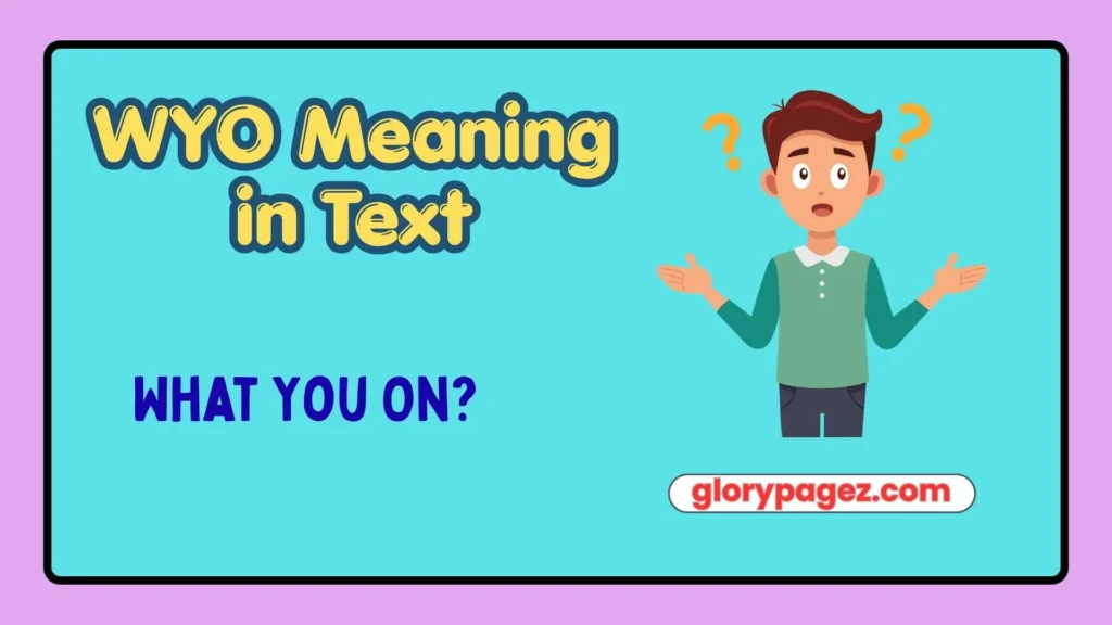 WYO Meaning in Text