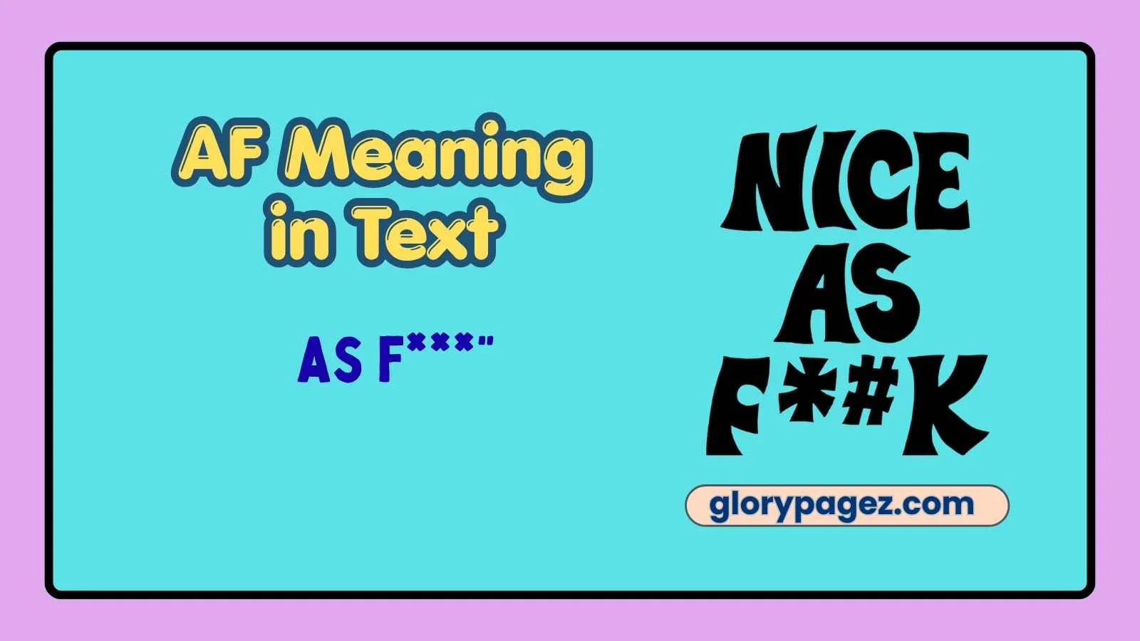 AF Meaning in Text