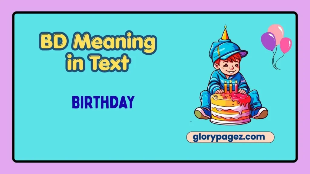 BD Meaning in Text
