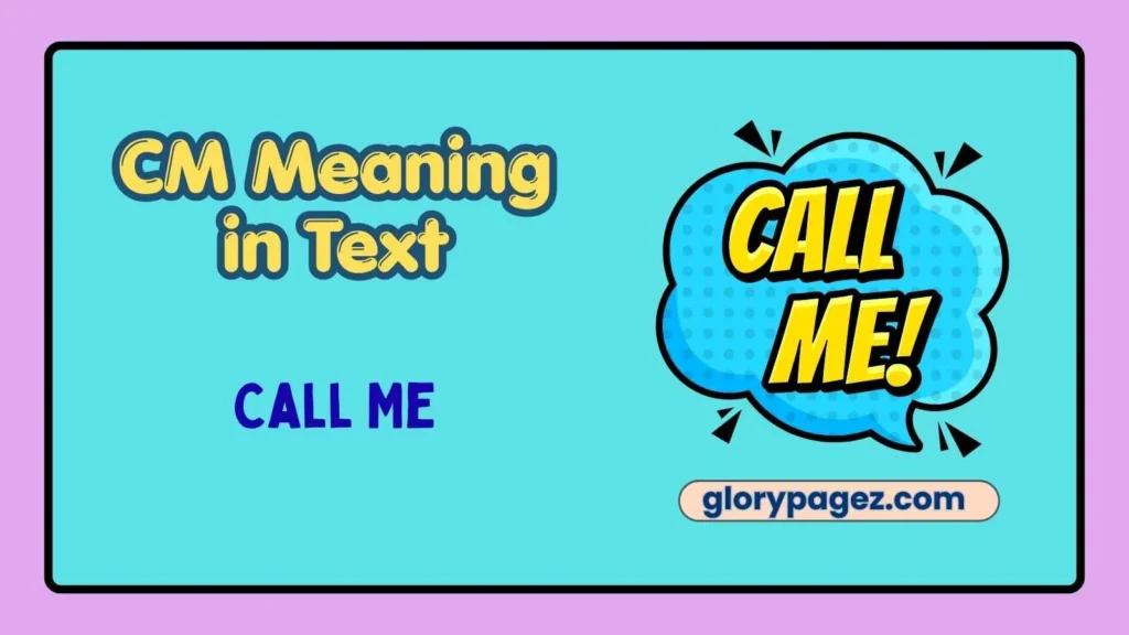CM Meaning in Text