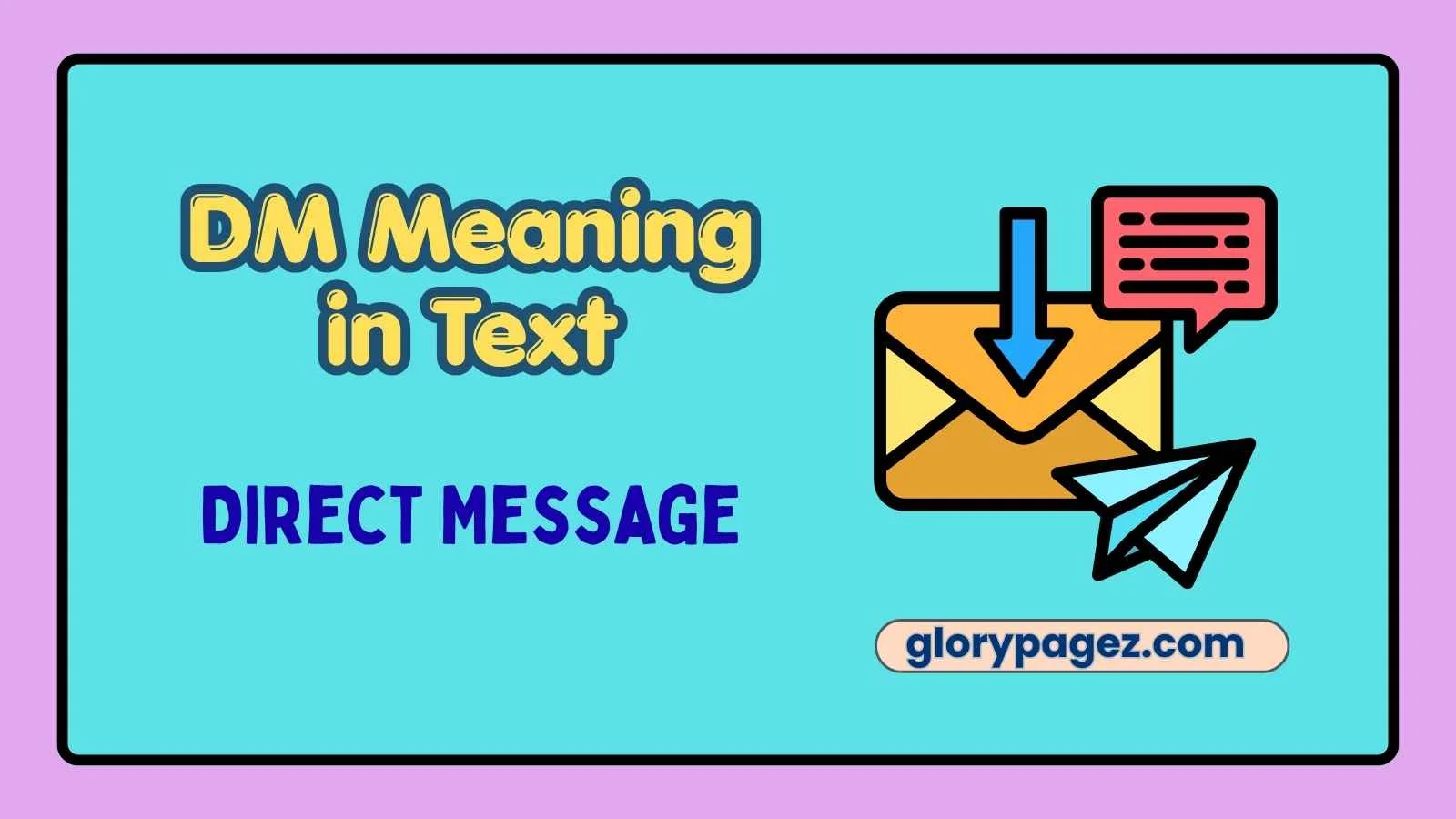 DM Meaning in Text