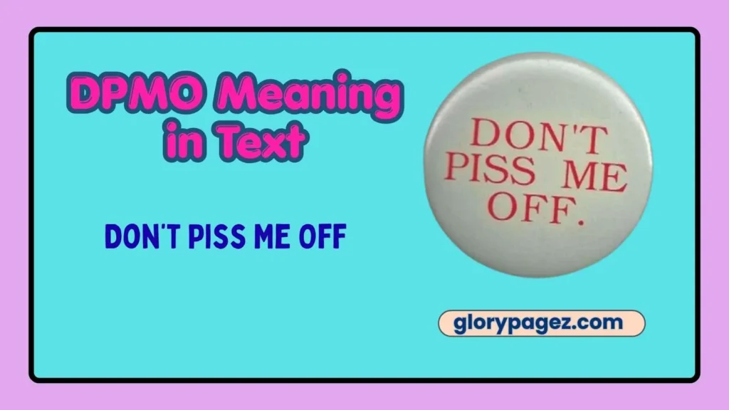 DPMO Meaning in Text