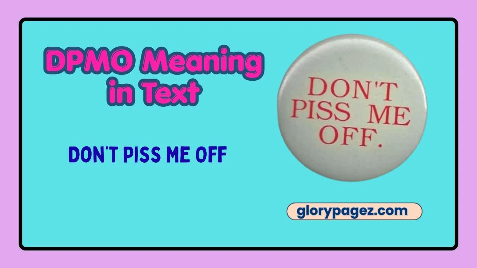 DPMO Meaning in Text