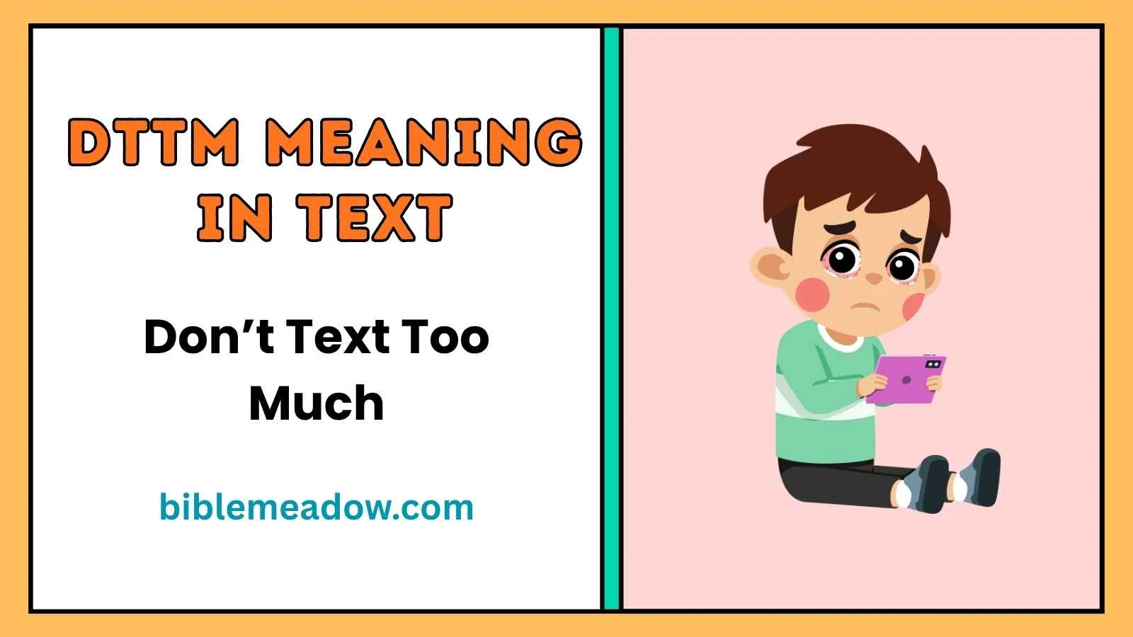 DTTM Meaning in Text