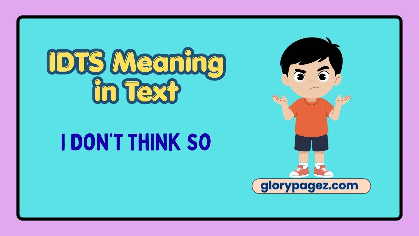 IDTS Meaning in Text
