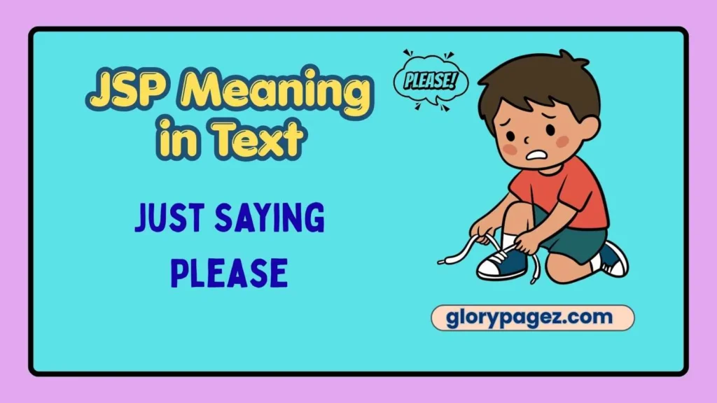 JSP Meaning in Text