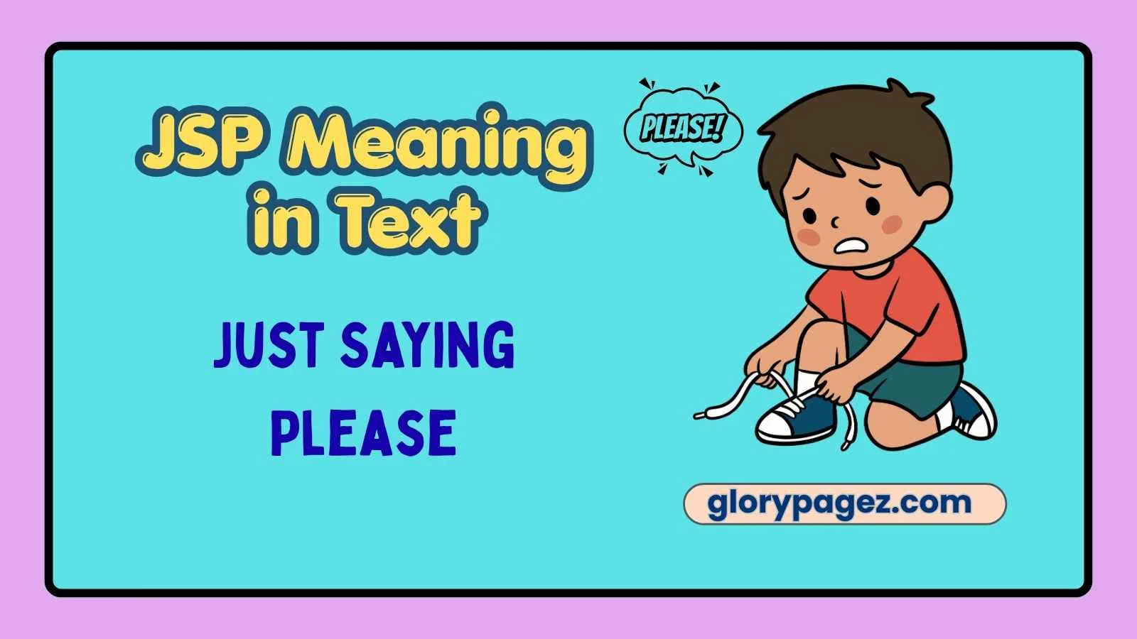 JSP Meaning in Text