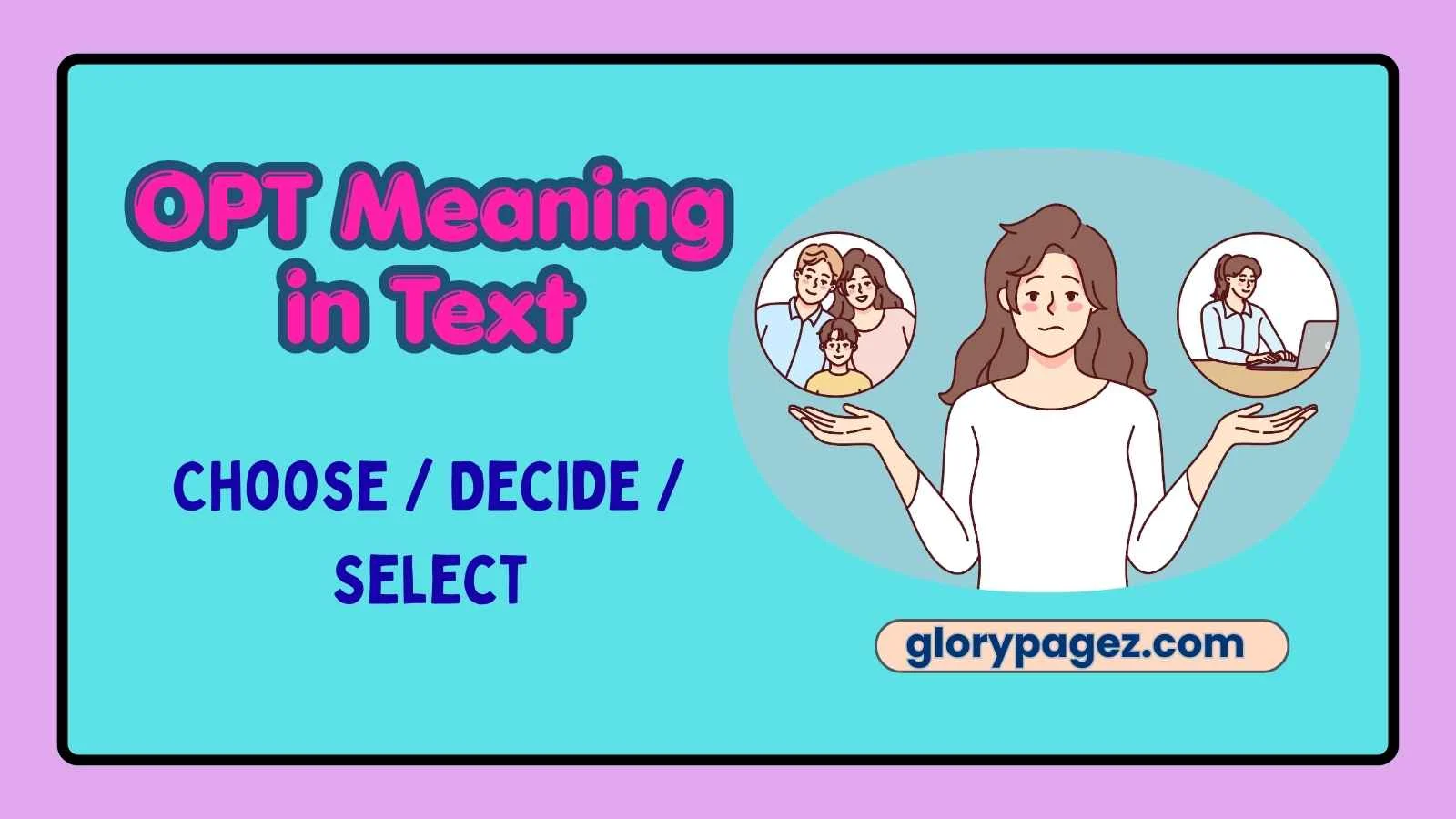OPT Meaning in Text