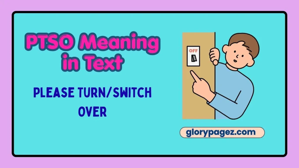 PTSO Meaning in Text