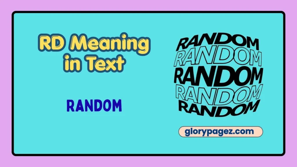 RD Meaning in Text