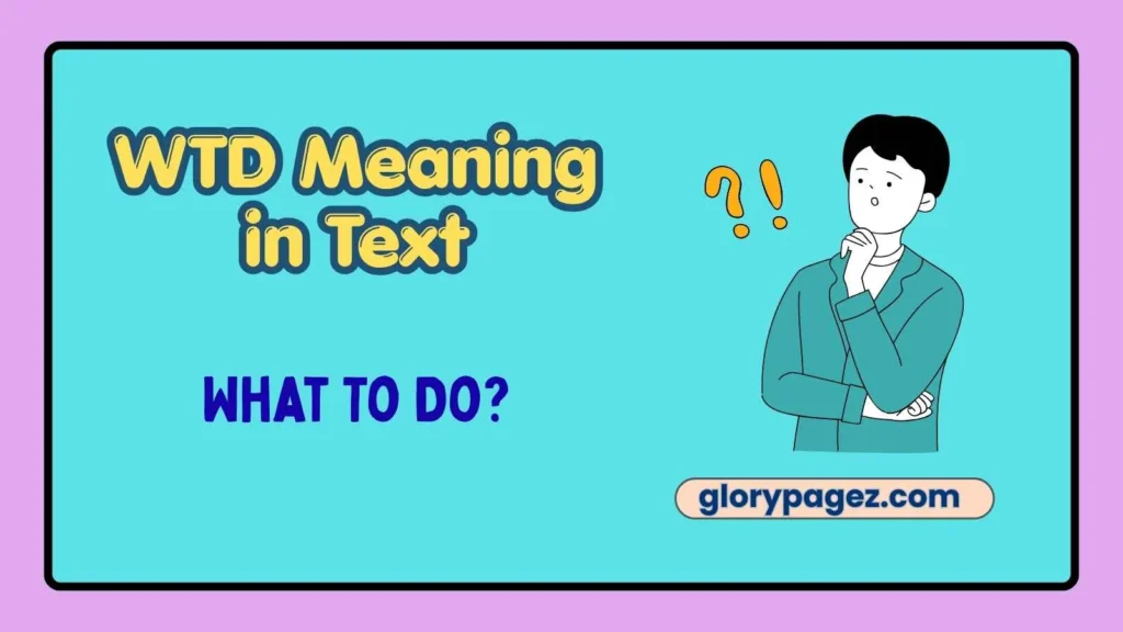WTD Meaning in Text
